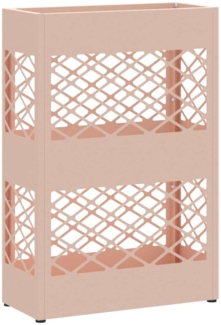 vidaXL Sonnenschirmhalter Rosa 28 x 12 x 41 cm Stahl 868525
