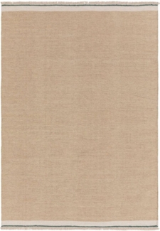 benuta Wollteppich Karla, rechteckig, Höhe: 5 mm, Kunstfaser, Berber, Ethno-Style, Wohnzimmer