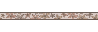 A.S. Création Bordüre Only Borders, aufgeschäumt, Retro, floral, Moderne Bordüre Landhaus mit Blumen floral selbstklebend modern Design