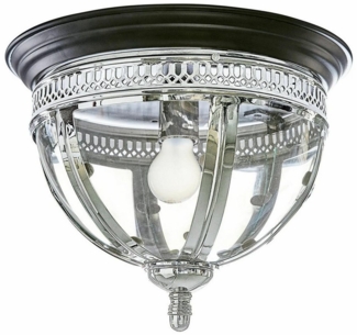 Mirabeau Wandleuchte Wand- & Deckenlampe Toole silber/schwarz