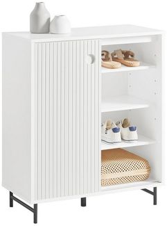 SoBuy Schiebetürenschrank FSB62 Schuhschrank Küchenschrank Sideboard mit Schiebetüren Beistellschrank