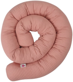 Babymajawelt Bettrolle Bett Nestchen Schlange, Wickeltischumrandung Waffel, Lagerungshilfe im Schlaf, Sitzen, Liegen oder Entspannen. Made in EU