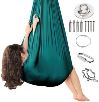 DOPWii Hängematte Hängematte Sensorische Ganzkörpersocken, 100*280cm Therapieschaukel, für Kinder zum Stressabbau und zur Selbstberuhigung