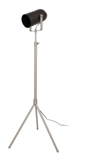 Stehlampe Celeste 325 Schwarz / Silber