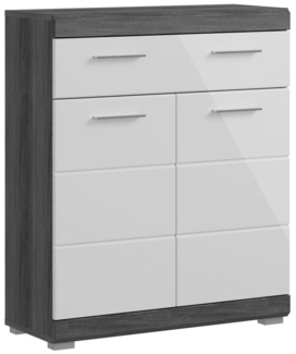 furnling Unterschrank Scott 1 Schublade, 2 Türen, Badkommode, Badschrank, Badmöbel, 74 cm breit