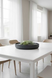 VIVANNO Pflanzschale Fiberglas ORYVEN Schale - Skandianthrazit Matt (1 St), 30x5 cm