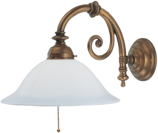 Wandleuchte A38-38op Berliner Messing