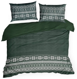 Eurofirany Bettwäsche Weihnachtsbettwäsche Wintermotive Mikrofaser, – stilvolles Design aus Mikrofaser