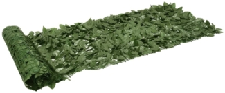 vidaXL Balkon-Sichtschutz mit Dunkelgrünen Blättern 600x75 cm 315486