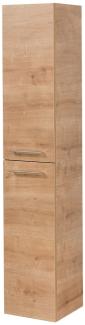 Fackelmann B.PERFEKT Hochschrank 31 cm breit, Braun hell