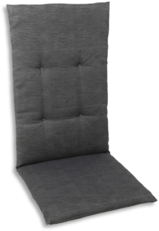 GO-DE Hochlehner-Auflage 118 cm x 48 cm x 5 cm, grau