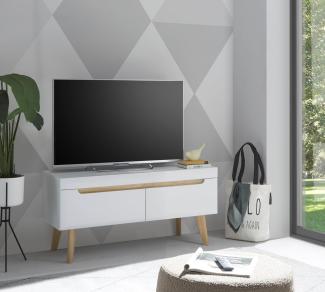 INOSIGN Lowboard Torge, TV-Unterschrank, TV-Kommode, Fernsehschrank, TV-Board (1 St), abgeschrägte Füße, drei Farben, Scandi Design, 107 cm breit