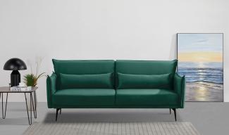 INOSIGN Schlafsofa TULARE, 204 cm, klappbarer 3-Sitzer mit verstellbarer Rückenlehne, Schlaffunktion