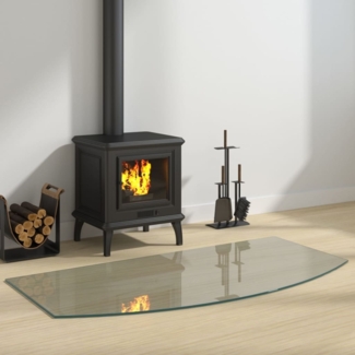 vidaXL Kaminofen Glasplatte 120x60 cm 324156