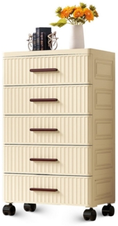 GarveeMore Kommode Kunststoff Multifunktionale Schublade Aufbewahrungsschrank Nachttisch