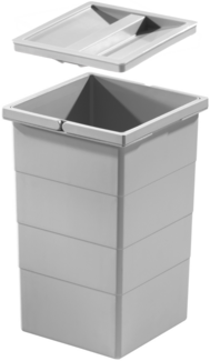 Hailo Inneneimer 1076099 mit Deckel 15 Liter 226 x 233 x 350 mm 2 Henkel