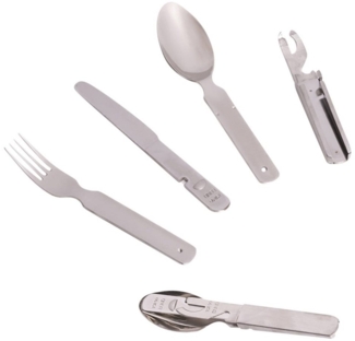 Mil-Tec Besteck-Set Bundeswehr Essbesteck 4-tlg, 1 Personen