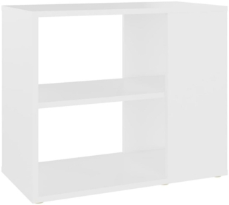 DOTMALL Beistelltisch Beistelltisch Weiß 60x30x50 cm Holzwerkstoff