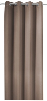 novumfix Verdunkelungsvorhang Sunout/55 Taupe Thermovorhang XXL Ösen bis 350 cm lang, verdunkelnd, extra lang