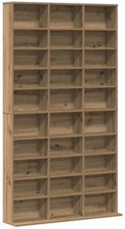 vidaXL CD-Schrank Artisan-Eiche 101 x 23 x 177,5 cm Holzwerkstoff 3329341