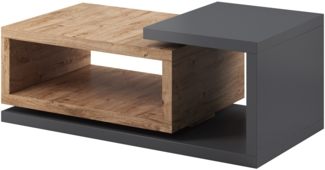 Couchtisch Bota Wohnzimmertisch 120x60cm anthrazit ribbeck eiche