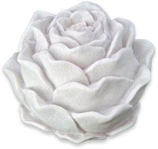 abc HOME Tischleuchte Rose, Polyresin mit Sandgemisch, Leuchtmittel im Lieferumfang nicht enthalten