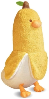 NUODWELL Babykissen Plüschtier Banane Ente Stofftier,Kawaii Ente Plüsch,Banane Kuscheltier