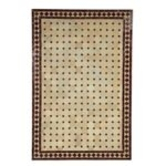 Mosaik-Esstisch 120x80 Bordeaux/Raute