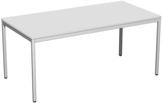Schreibtisch, 160x80cm, Lichtgrau / Lichtgrau