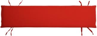 Bankauflage 150 cm x 40 cm für Gartenbank Ferrara TB-1064 - rot
