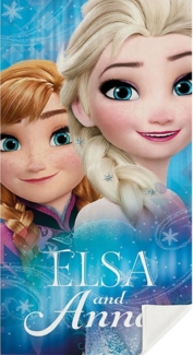 Disney Strandtücher Frozen Handtuch Kinder Badetuch XXL Anna Elsa die Eiskönigin 70x140 cm, 100 % Baumwolle