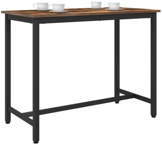 vidaXL Tisch Geräucherte Eiche 100 x 50 x 76,5 cm 873746