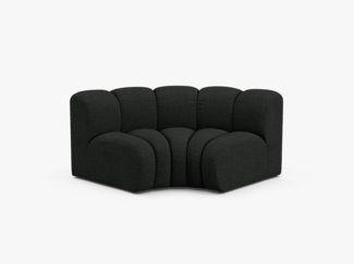 Micadoni rundes Eckmodul Lupine Boucle Baloo Schwarz