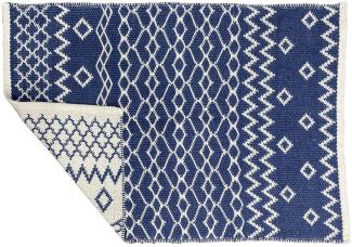 Teppich DKD Home Decor Blau Polyester Araber 160 x 230 x 1 cm