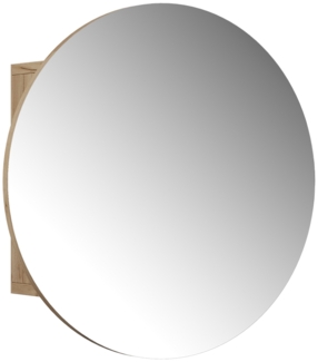 Badspiegelschrank Loki Goldkraft Eiche 50 x 50 cm mit 2 Fächern Vicco