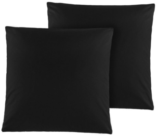 HTI-Living Dekokissen Kissenhülle 2er Set 80x80 cm, Dekokissen Sofakissen