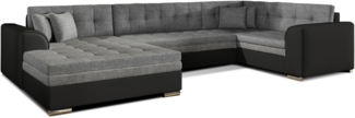 Eltap Damario Ecksofa (Sawana 21, Soft 11) Seite links, Grau, 189 x 78 x 338 cm