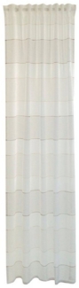 HOMING Vorhang Kiran, verdeckte Schlaufen (1 St), halbtransparent, Fertigschal Kiran