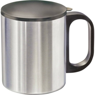 MATO interpräsent Isolierkanne MATO interpräsent Thermobecher Edelstahl (gebürstet), Schwarz 0.280 l, 0.28 l