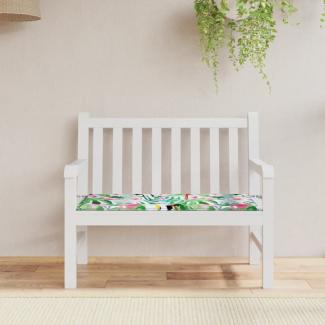 vidaXL Gartenbank-Auflage Mehrfarbig 120x50x4 cm Oxford-Gewebe 361137