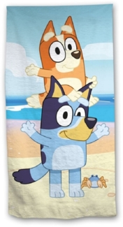 Bluey Kinder Strandtuch – Weiches & schnelltrocknendes Badehandtuch 70x140 cm