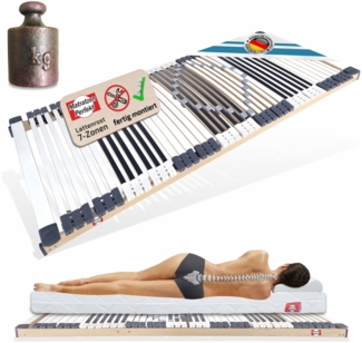 Extra stabiler 44 Leisten Lattenrost starr 140x200 cm