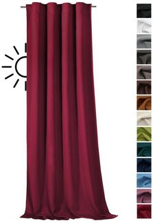 heimtexland Verdunkelungsvorhang Thermo Verdunklungsgardine Deko Gardine Vorhang (1 St), Multifunktionsband, verdunkelnd, Verdunklungsstoff, blickdicht, Sonnenschutz, Verdunklung, Kälteisolierung, Schalldämmung