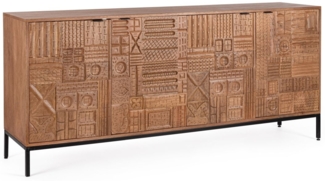 Sideboard Kindia aus Mangoholz, 180 cm