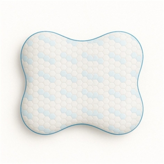 Nordic Schiller Bauchschläferkissen Cooler Visco, Füllung: Visco-Schaum, Bezug: Funktionsbezug mit Mesh-Einsatz, Seitenschläfer, Rückenschläfer, Bauchschläfer, Einzelkissen, Vakuumverpackt, einzeln hygienisch eingeschweißt, Cooler-Technologie für angen...