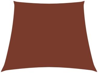 vidaXL Sonnensegel Oxford-Gewebe Trapezförmig 3/5x4 m Terracotta 135408