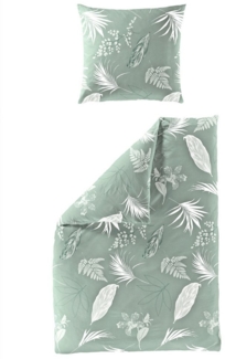BIERBAUM Bettwäsche 3948, Mako-Satin, 2 teilig, Mako-Satin, 100 % Baumwolle, pflegeleicht