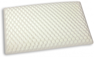 Dmora Kopfkissen Ruta, Bettkissen, Ergonomisches Produkt, Schlafzimmerkissen, Made in Italy, 73x43 h14 cm, Weiß