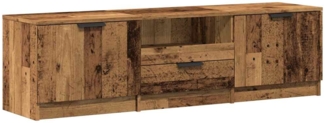 vidaXL TV-Schrank Altholz-Optik 140x35x40 cm Holzwerkstoff 856850