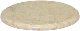 vidaXL Tischplatte Creme Ø40x2,5 cm Marmor 149189
